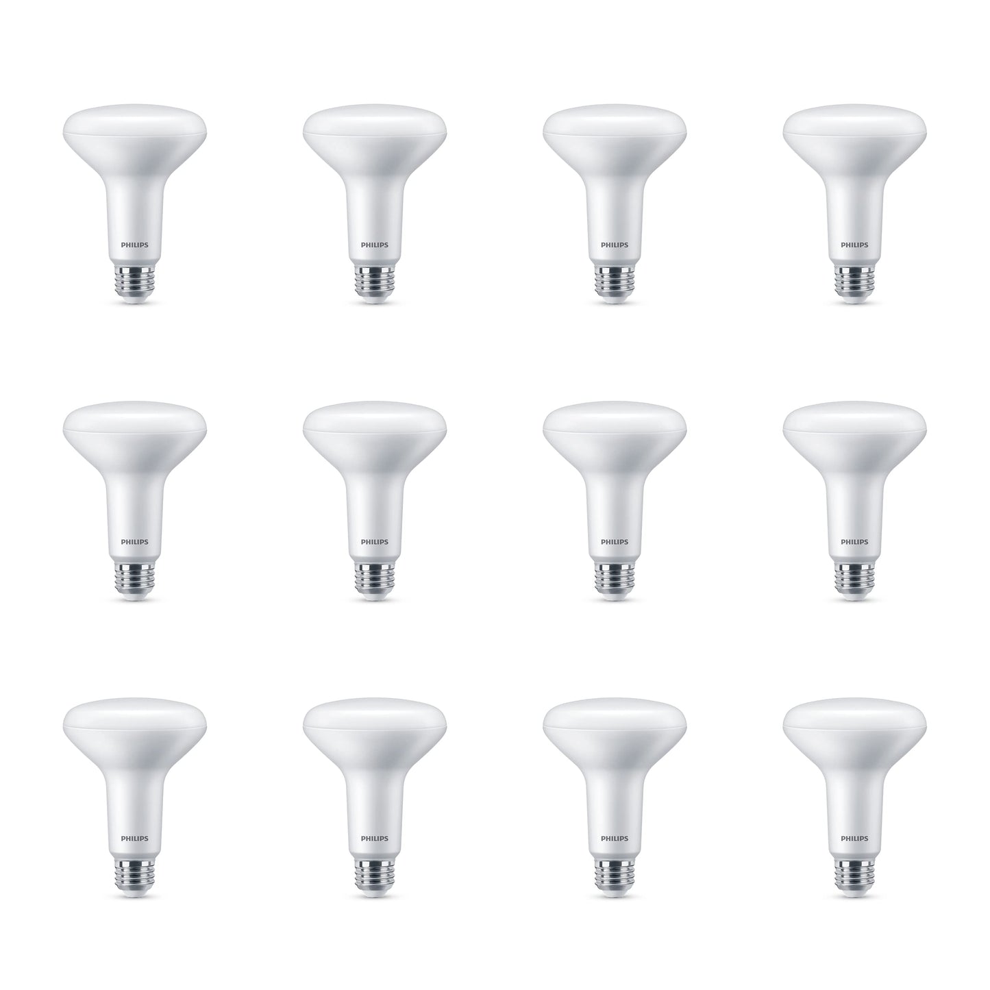 Philips LED Flicker-Free Frosted Dimmable BR30 Light Bulb - EyeComfort Technology - 650 Lumen - Soft White (2700K) - 7.2W=65W - E26 Base - Basic LED