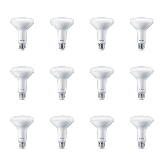 Philips LED Flicker-Free Frosted Dimmable BR30 Light Bulb - EyeComfort Technology - 650 Lumen - Soft White (2700K) - 7.2W=65W - E26 Base - Basic LED