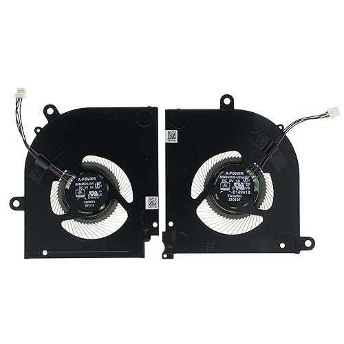 CPU&GPU Cooling Fan for MSI Stealth 15M A11UEKV-009US MS-1563 BS5405HS-U4W BS5405HS-U4X