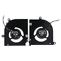 CPU&GPU Cooling Fan for MSI Stealth 15M A11UEKV-009US MS-1563 BS5405HS-U4W BS5405HS-U4X