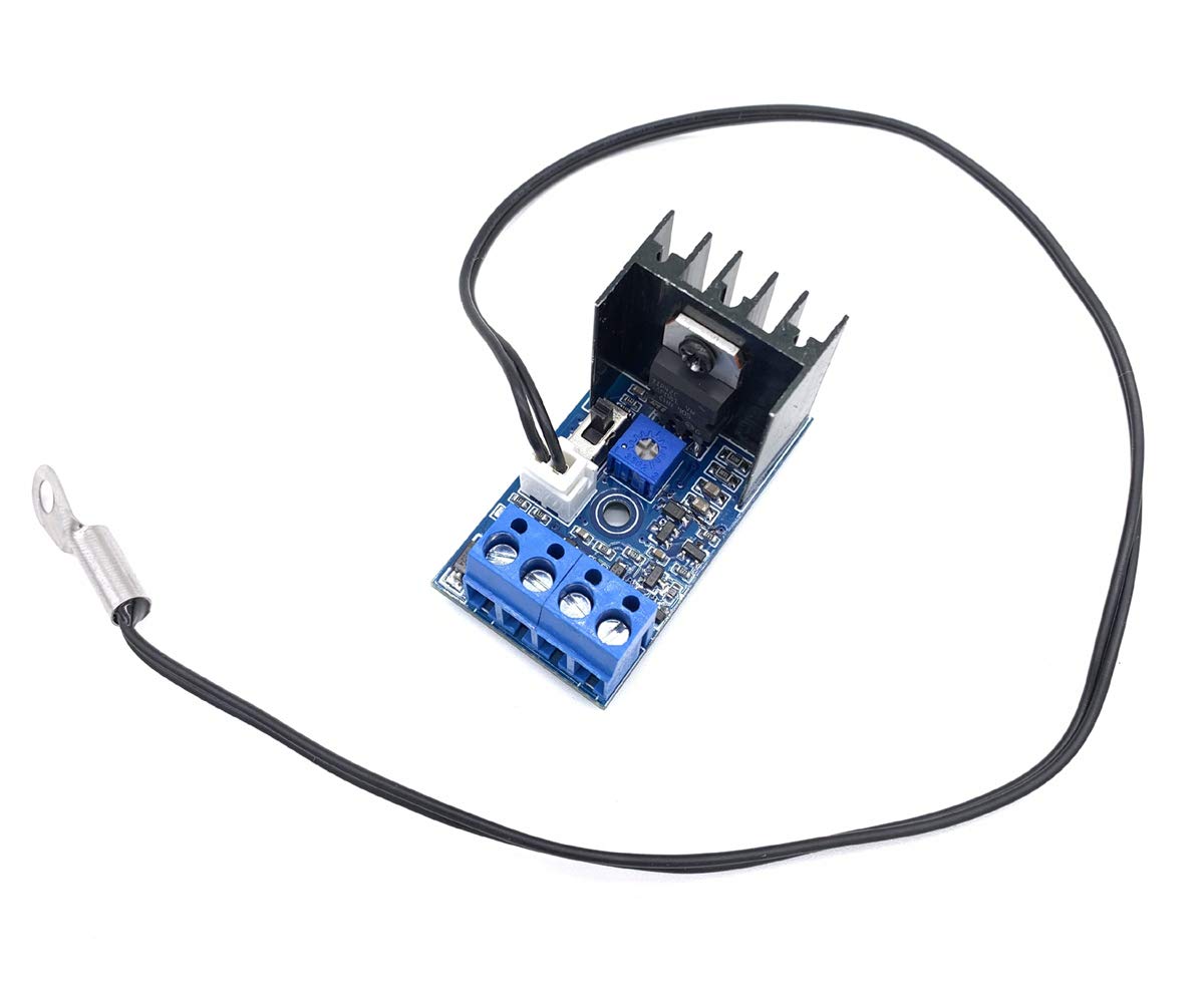 DC 12V 1A Automatic PC CPU Fan Temperature Control Speed Controller Case Fan Speed Governor with Sensor for 2 3 4 Wire Fan