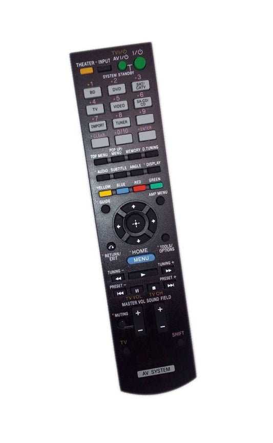 Replaced Remote Control Compatible for Sony STR-KS370 RMAAU073 HTC-T350HP HTSS370 HT-CT350HP Audio/Video AV Receiver Home Theater System