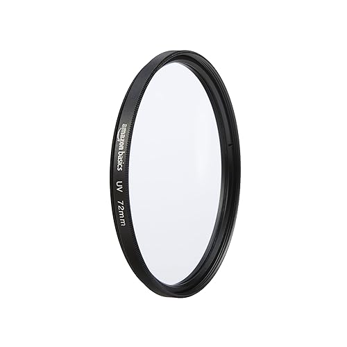 Amazon Basics UV Protection Camera Lens Filter, Scratch Resistant, Dust Resistant, Photography Filter, 72mm