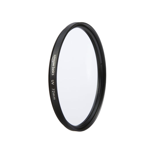 Amazon Basics UV Protection Camera Lens Filter, Scratch Resistant, Dust Resistant, Photography Filter, 72mm