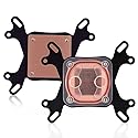 CPU Water Cooling Block, Waterblock Liquid Cooler 50mm Copper Base for/AMD