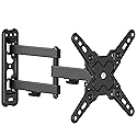 CondoMounts TVA8022 Full Motion TV Wall Mount for 12”-40” TVs Upto 44lbs, VESA 200x200, Corner Mount 32 inch and 40 inch