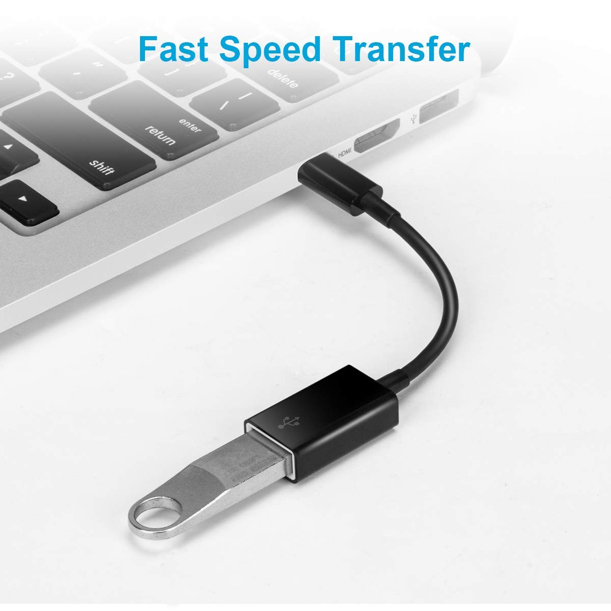 USB C to USB Adapter [2 Pack],Type-C OTG Cable Type C Male to USB A Female Usb to Usbc-c Adapter Compatible with Macbook Pro/Air iPad Pro 2022 2021