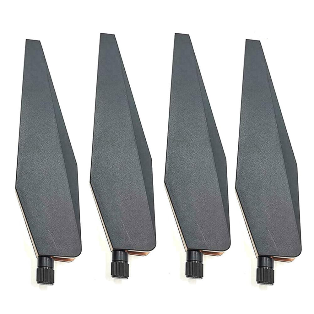 4PCS SMA Female Dual Frequency Omnidirectional Antenna Compatible with ASUS GT-AC5300 Router