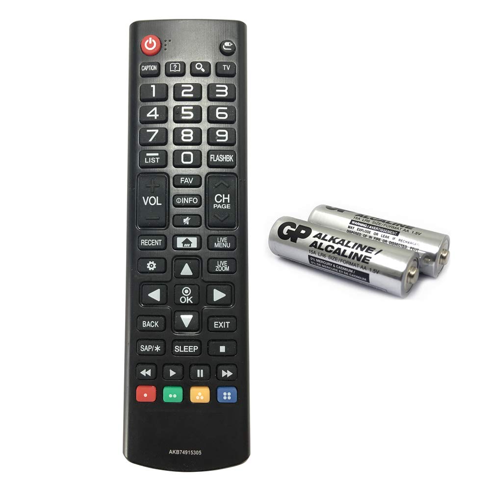 AKB74915305 Replacement TV Remote for LG TV 49UH6030 43UH6100 43UH6030 49UH6100 49UH6090 55UH6090 43UH6500 49UH6500 50UH5530 55UH6150 50UH5500