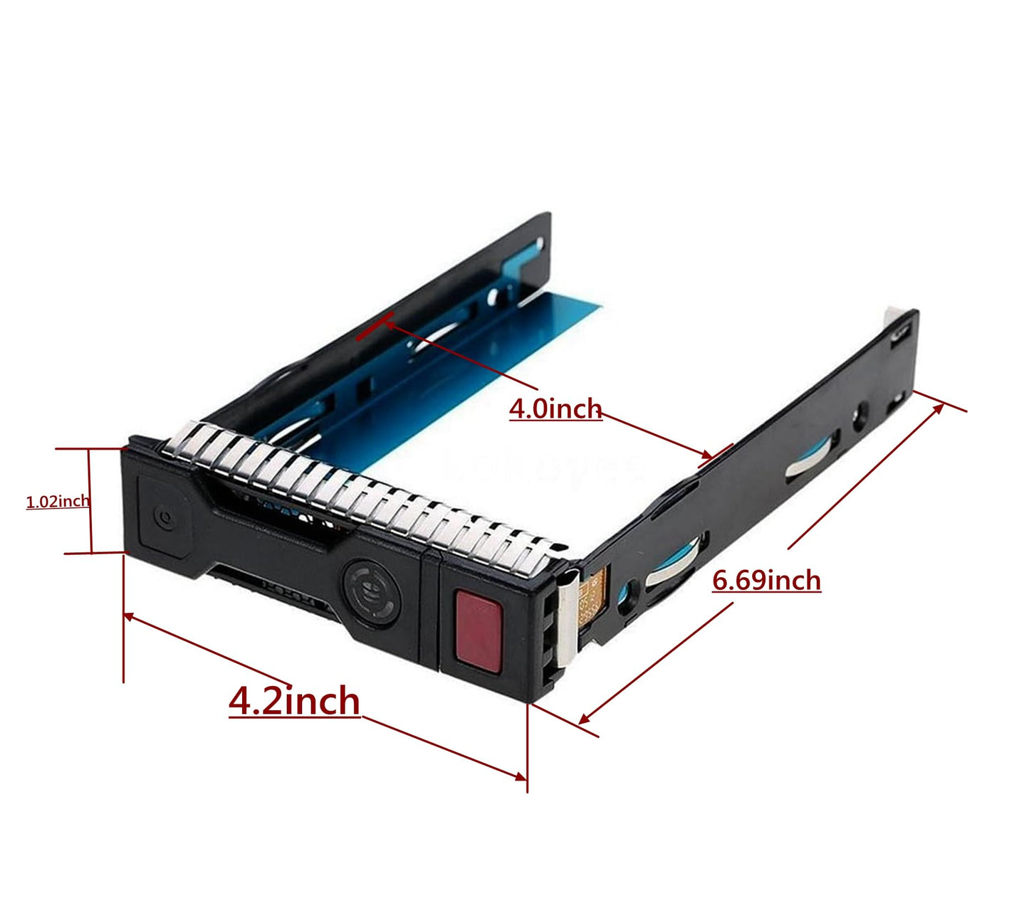 3.5" 651314-001/651320-001 LFF SAS SATA HDD Tray Caddy Replacement for ProLiant MicroServer Gen8 G8 Gen9 G9 Hard Drive Tray DL380P DL360P DL160 with 4