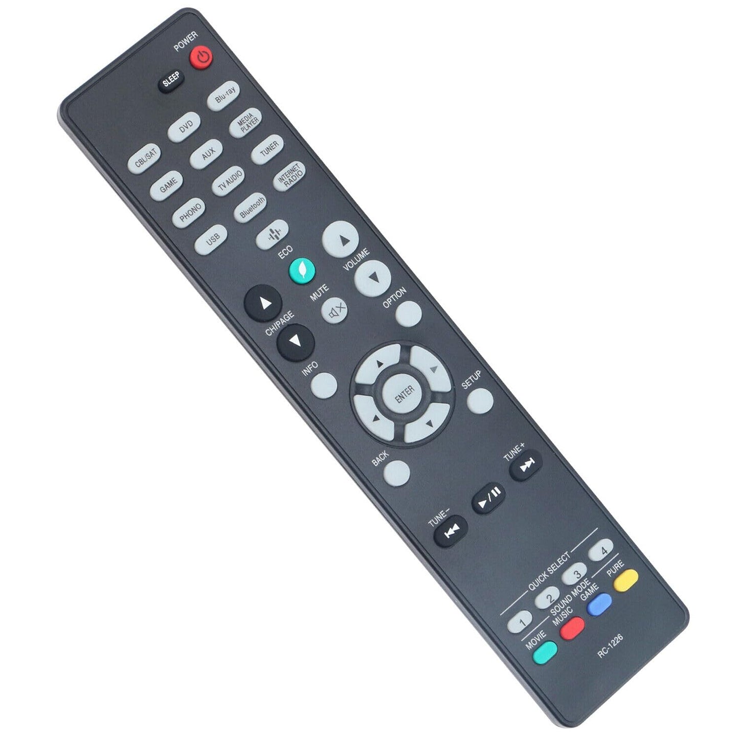 NTQinParts Replacement Remote Control Controller for Denon AVR-S670H 5.2 Channel 8K Home Theater Receiver