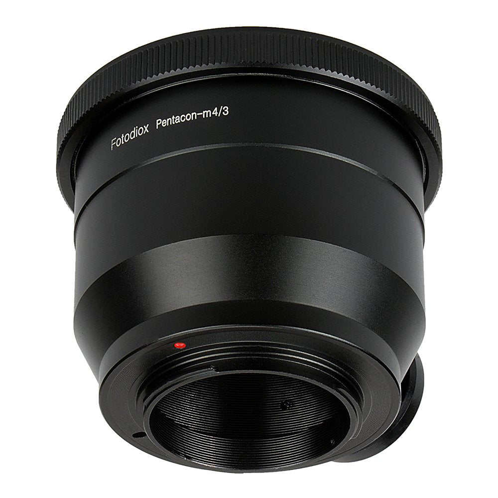Fotodiox Lens Mount Adapter - Pentacon 6 (Kiev 60) SLR Lens to Micro Four Thirds (MFT, M4/3) Mount Mirrorless Camera Body, Black, (P6-MFT)