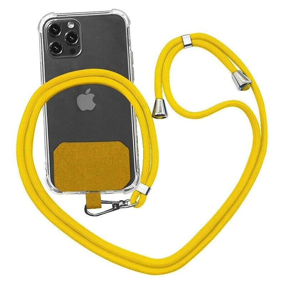 Universal Crossbody Nylon Patch Phone Lanyards Mobile Phone Strap Lanyard,Cell Phone Lanyard with Adjustable Nylon Neck Strap,with Adjustable Nylon