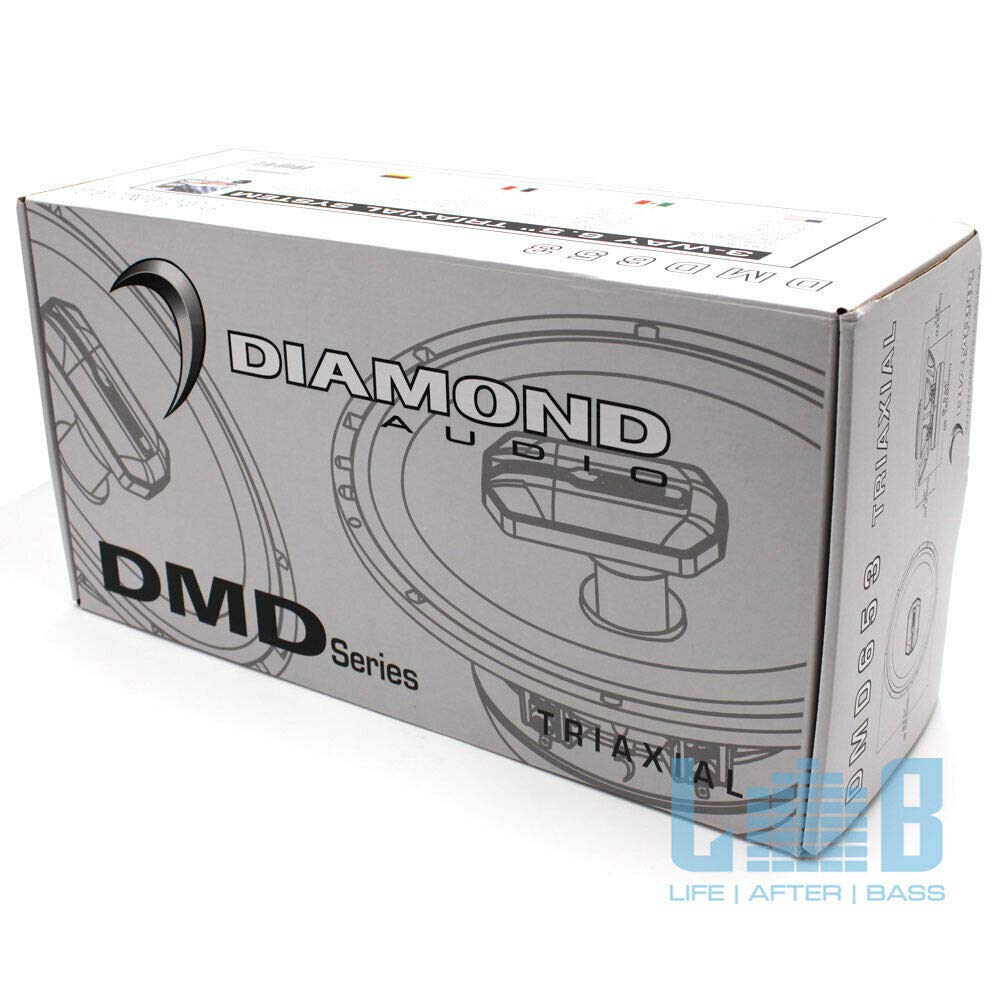 Diamond Audio DMD653 6.5" 200W 3-Way Full-Range Coaxial Speakers DMD-Series