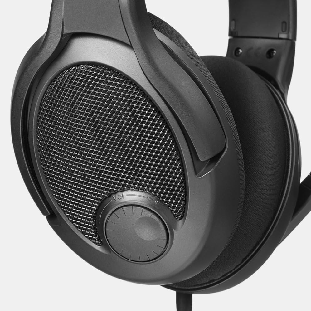 DROP PC38X Gaming Headset - Open-Back Over-Ear Design with Noise-Cancelling Mic, Velour Earpads - Compatible with PC, PS5, PS4, Xbox, Switch, Mobile…