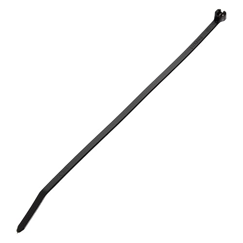 Panduit BT1M-M0 Cable Tie, Metal Barb, Miniature, Weather Resistant Nylon 6.6, 4.0-Inch Length, Black, (1,000-Pack)