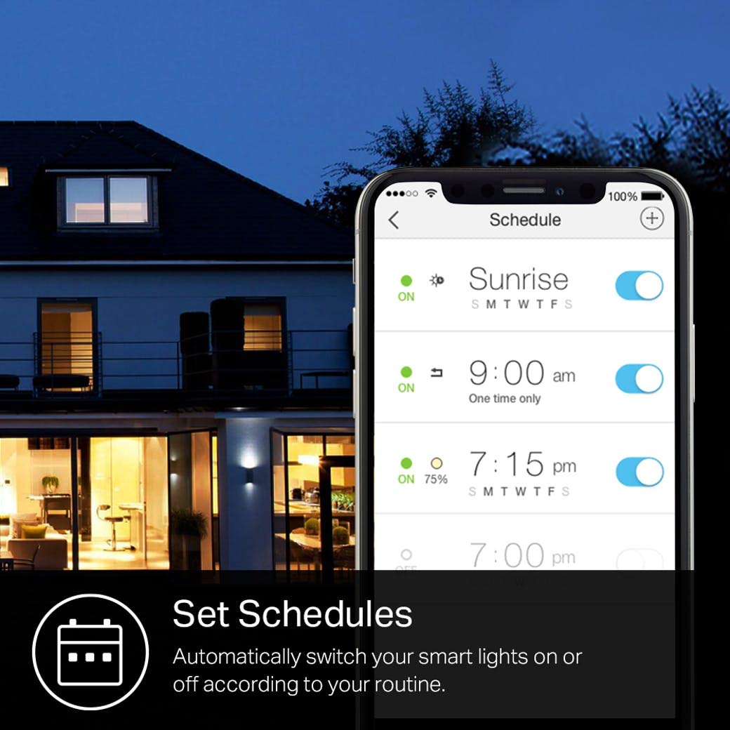 Kasa Smart Light Bulbs that works with Alexa and Google Home, Dimmable Smart LED Bulb, A19, 9W, 800Lumens, Soft White(2700K), CRI?90, WiFi 2.4Ghz