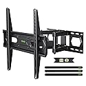 USX MOUNT TV Wall Mount for 32-74 inch Flat Screen/LED/4K up to 110lbs, Full Motion TV Mount Bracket with Swivel & Tilt Articulating Dual Arms, Max