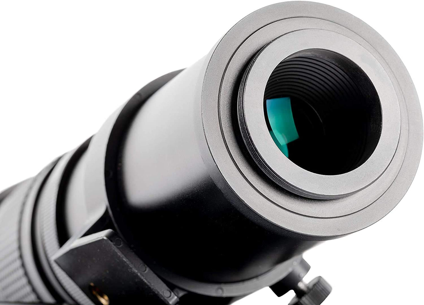 Ultimaxx 420-800mm f/8.3-16 Super HD Manual Telephoto Zoom T-Mount Lens Kit for Canon EOS R & RP Mirrorless Cameras - Includes: T-Mount to Canon