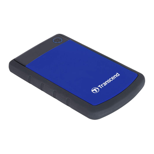 Transcend 1TB StoreJet 25H3 Rugged Portable HDD, One Touch Backup