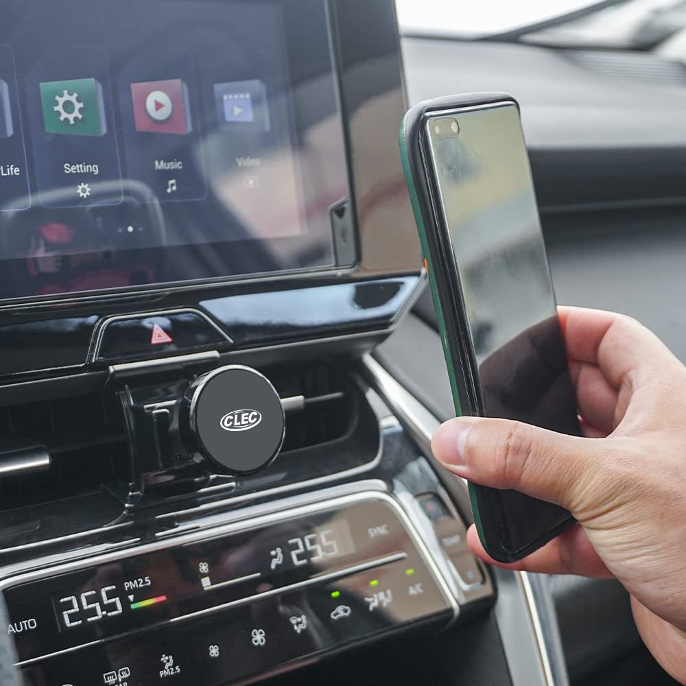 Bwen Car Phone Holder Fit for Toyota Venza 2024 2023 2022 2021 Strong Magnetic Air Vent Phone Mount Custom Cell Phone Automobile Cradles for Any