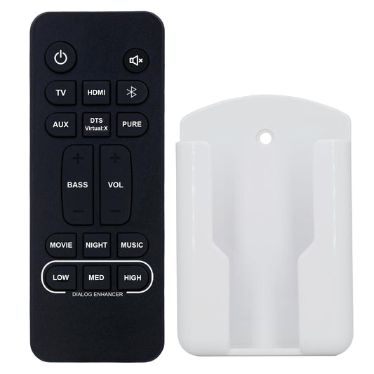 Replacement Remote Control for Denon DHT-S316 RC-1242 RC-1251 DHT-S416 RC-1245 DHT-S517 Home Theater Soundbar Speaker (with Mounting Bracket)