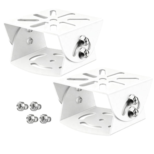 FINXRoll 2 Pack CCTV Security Camera Duckbill Mount Bracket - Heavy Duty Steel Universal Adapter for PTZ/Dome/Bullet Cameras, Wall/Ceiling/Pole