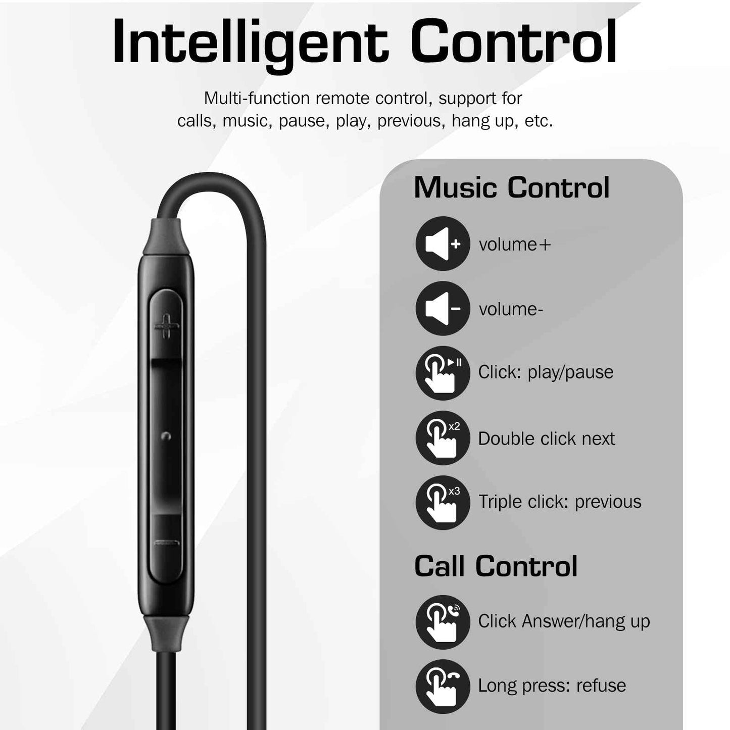 Wired 3.5MM Jack Durable Earphones Earbuds w Microphone and Volume Control, Deep Bass Clear Sound Noise Isolating in Ear Headphones, Compatible…