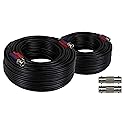 Night Owl 100 ft. in-Wall Rated Video/Power Camera Extension Cable with Extension Adapter (2-Pack)