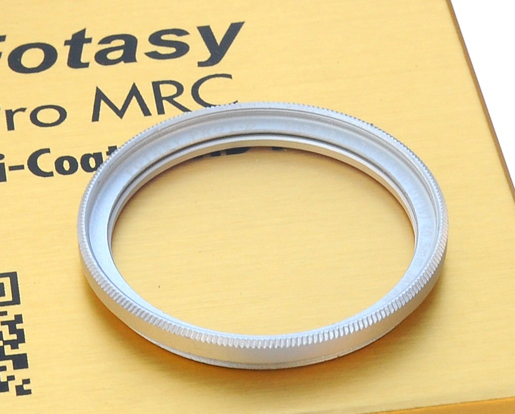 Fotasy 43mm Silver Ultra Slim UV Protection Lens Filter, Nano Coatings MRC Multi Resistant Coating Oil Water Scratch, 16 Layers Multicoated 43mm UV