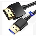 USB to HDMI Charging Cable 1.6FT/0.5M, Unidirectional USB2.0 Male to Male Fast Charger Cord, Used to Charge Devices Such as Hard Drives with HDMI Port