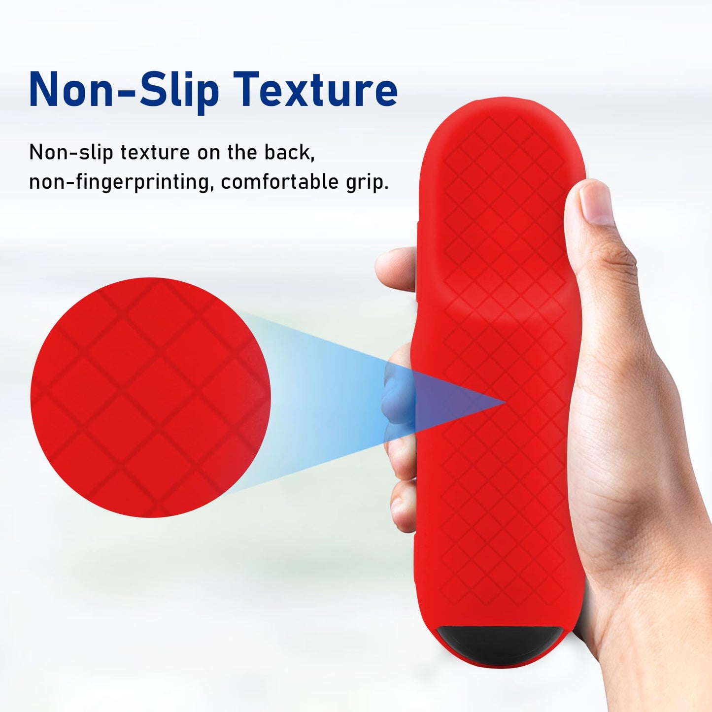 LEFXMOPHY Silicone Remote Cover for Vizio TV Remote XRT270 2023, Case for Vizio Quantum Pro/Quantum 2024 4K OLED TV Remote Control Sleeve, Red