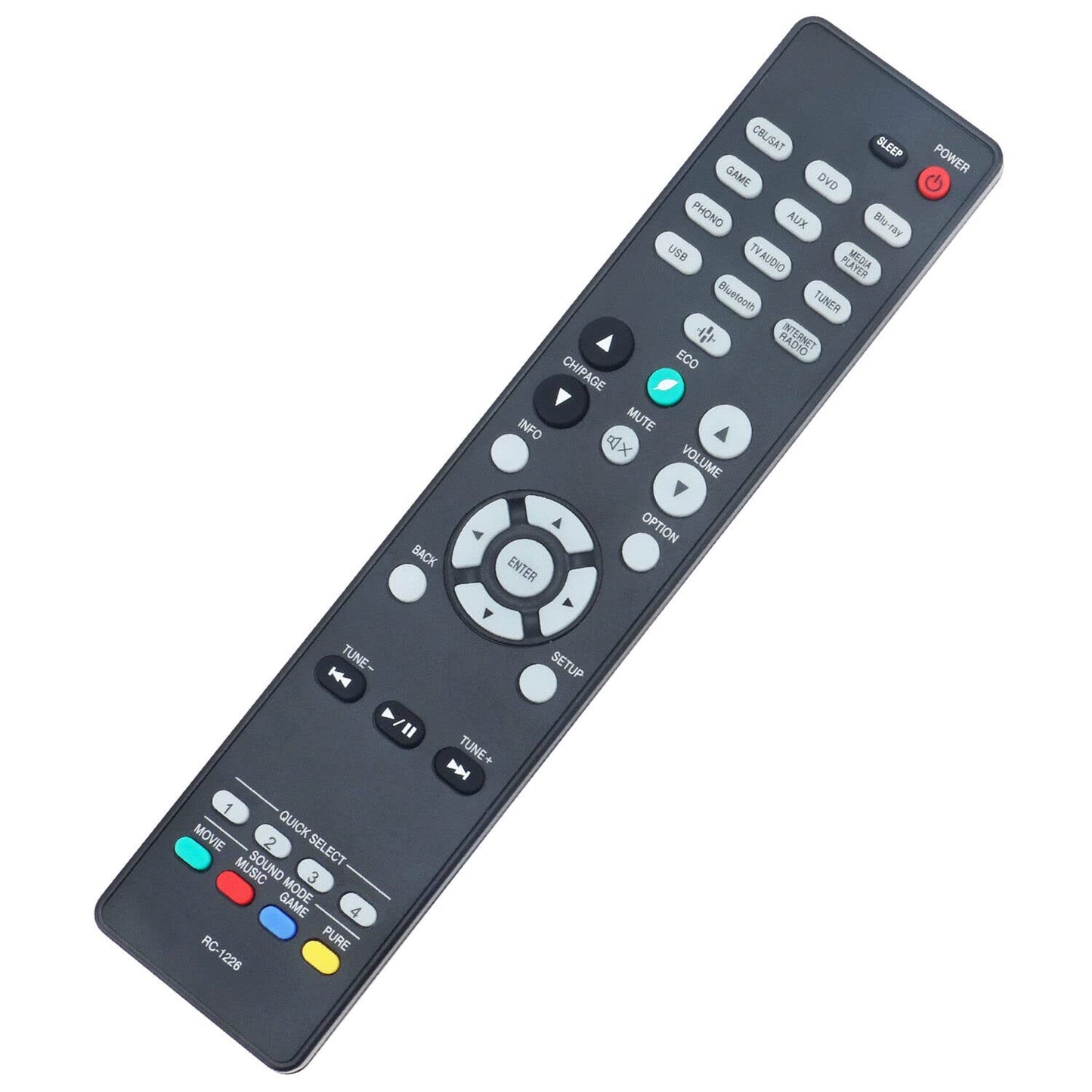 NTQinParts Replacement Remote Control Controller for Denon AVR-S670H 5.2 Channel 8K Home Theater Receiver