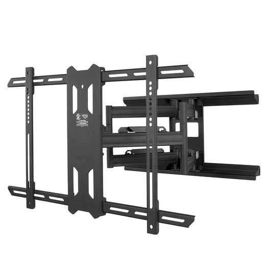 Kanto PDX650 Full Motion Articulating TV Wall Mount for 37-inch to 75-inch TVs | Low Profile with 22" Extension | Integrated Cable Management | Swivel