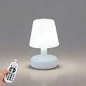 MIUWLXT Outdoor Patio LED Table Lamp,Waterproof Dimmable Color Changing RGB Table Light with Remote Control, Ambient Lighting for Living Room Patio