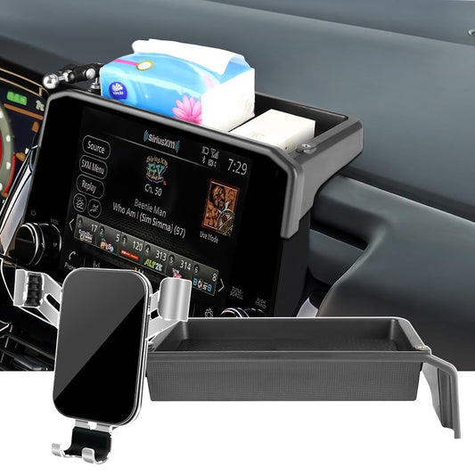 Car Phone Holder Center Console Organizer Tray for Nissan Pathfinder 2022 2023 2024 2025 [Not for 2026]Auto Interior Accessories Best Cell Phones