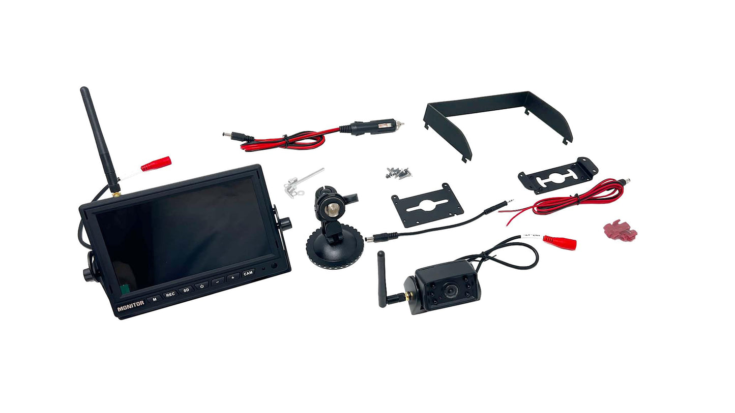 Brandmotion Wireless Observation IR Camera System with 7? HD Monitor | Compatible with RAM 1500 (09-2018) and Heavy Duty (2010-Current) | ADHS-7810v2