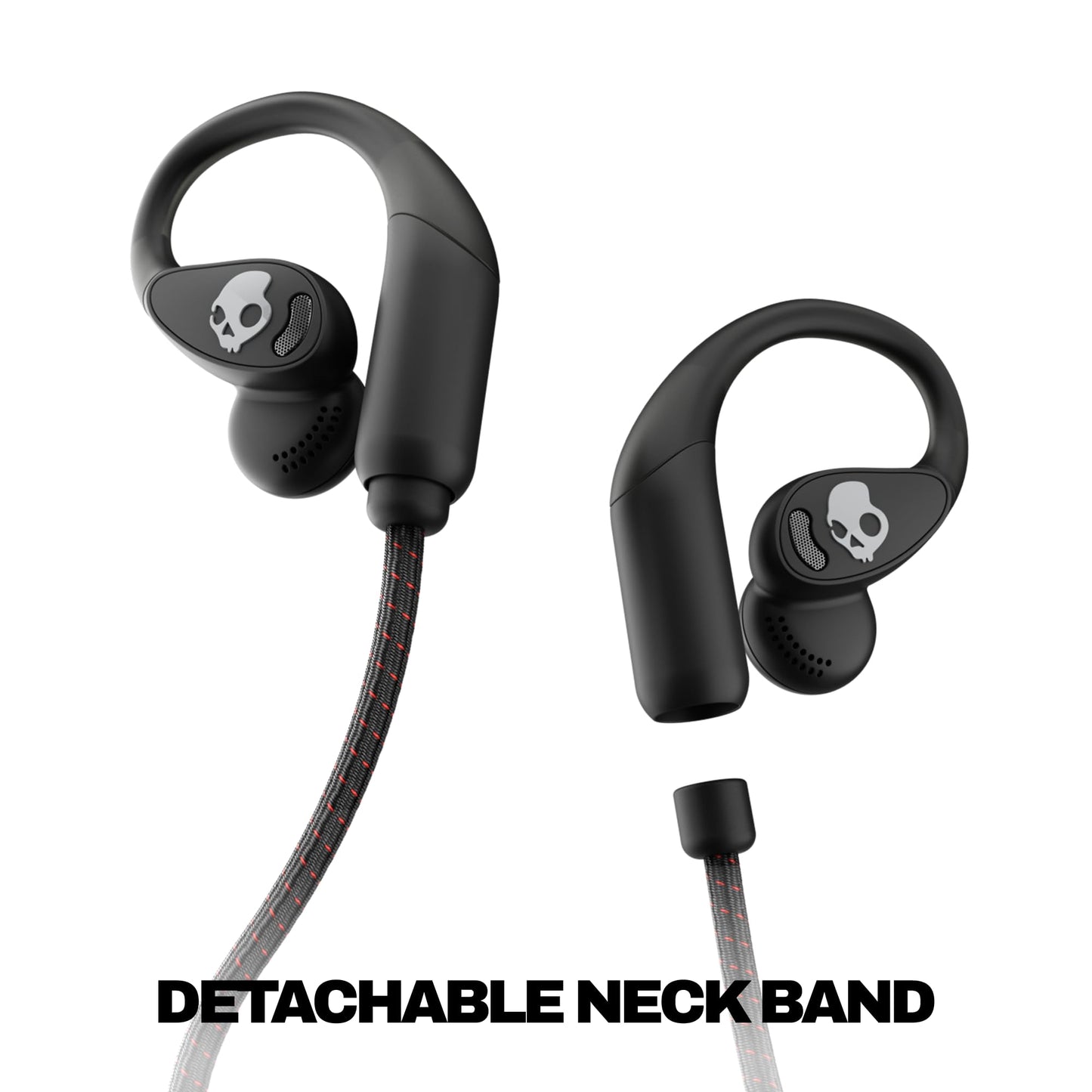 Skullcandy Push 540 Open Wireless Open-Ear Bluetooth Earbuds - True Black