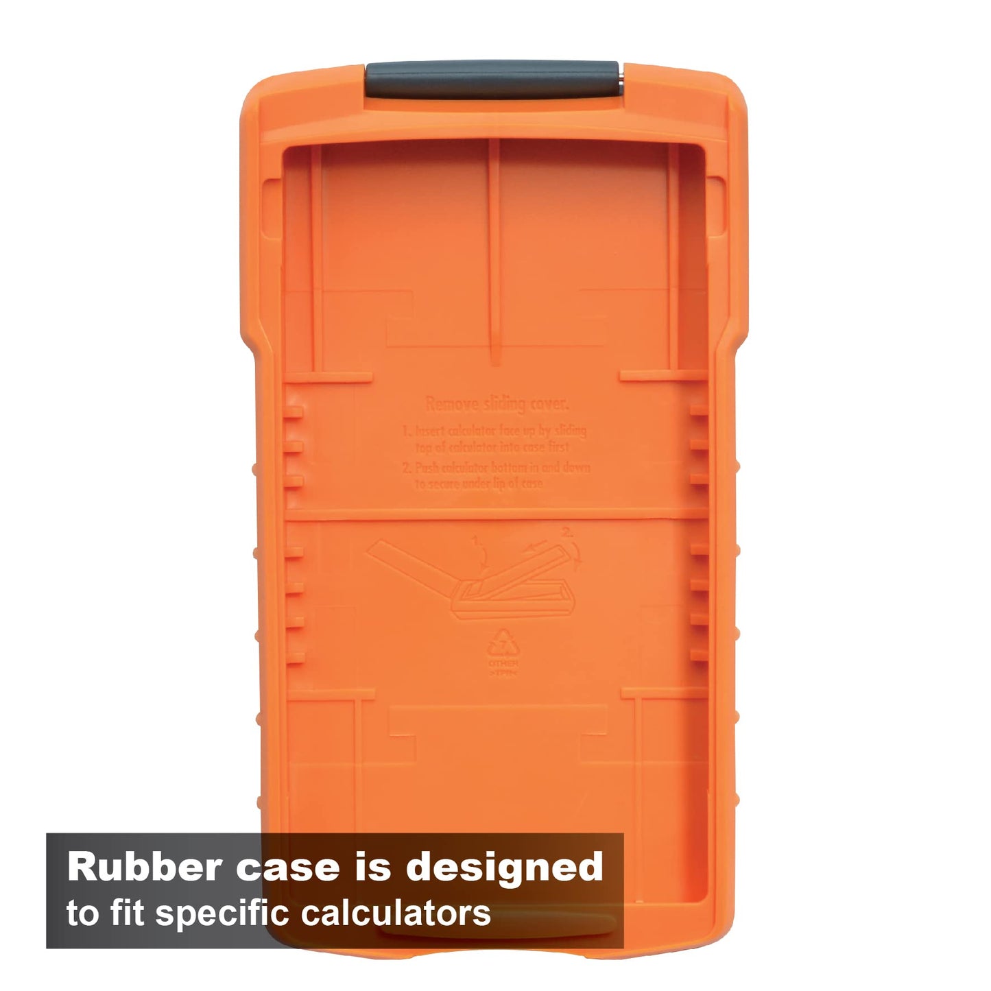 Calculated Industries 5032-4 Armadillo Gear Hard Protective Calculator Case in Orange