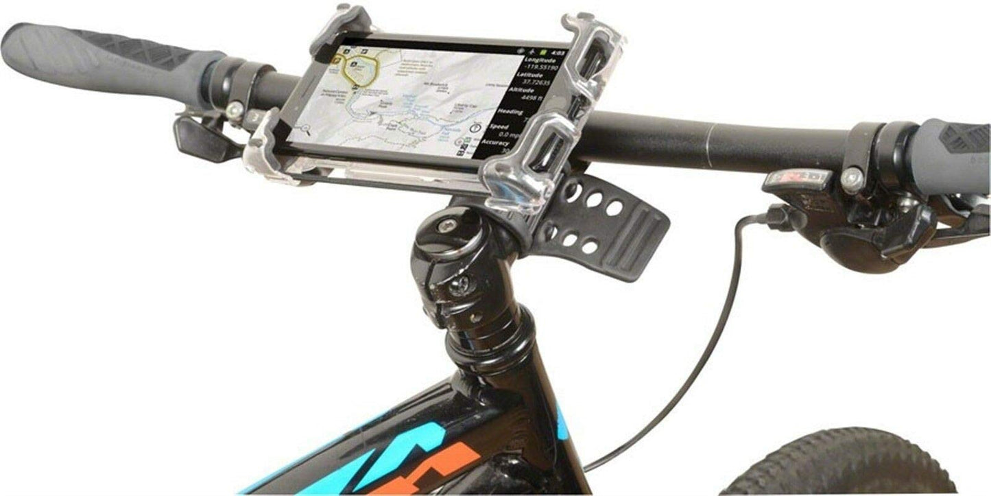 Delta Hefty Bike Phone Mount Cycle - Premium Universal Bicycle Smartphone Holder Adjusts to Any Handlebar & Fits Any Phone or iPhones - Easily