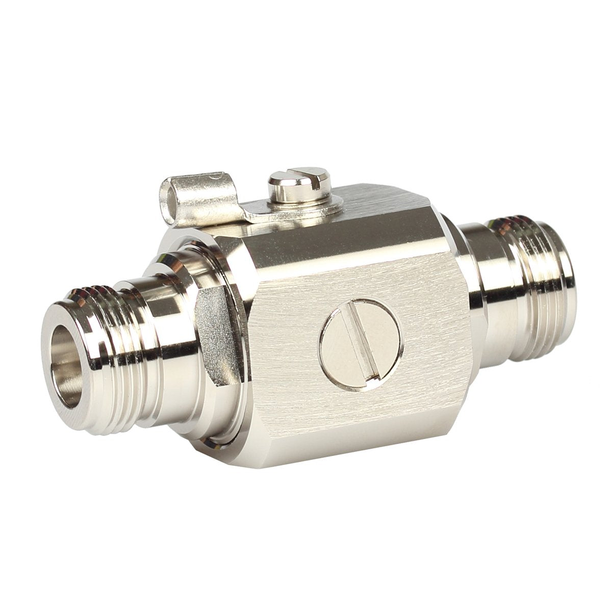Riotaxy Lightning arrestor N Female to Female 50 Ohm Lightning Surge Protector with 90 V Gas Tube DC-3GHz
