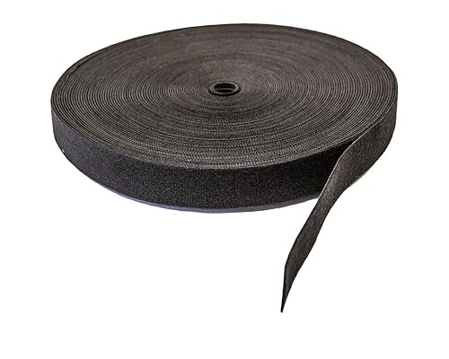 NavePoint 1 Inch Roll Hook and Loop Reusable Cable Ties Wraps Straps - 25M 82ft
