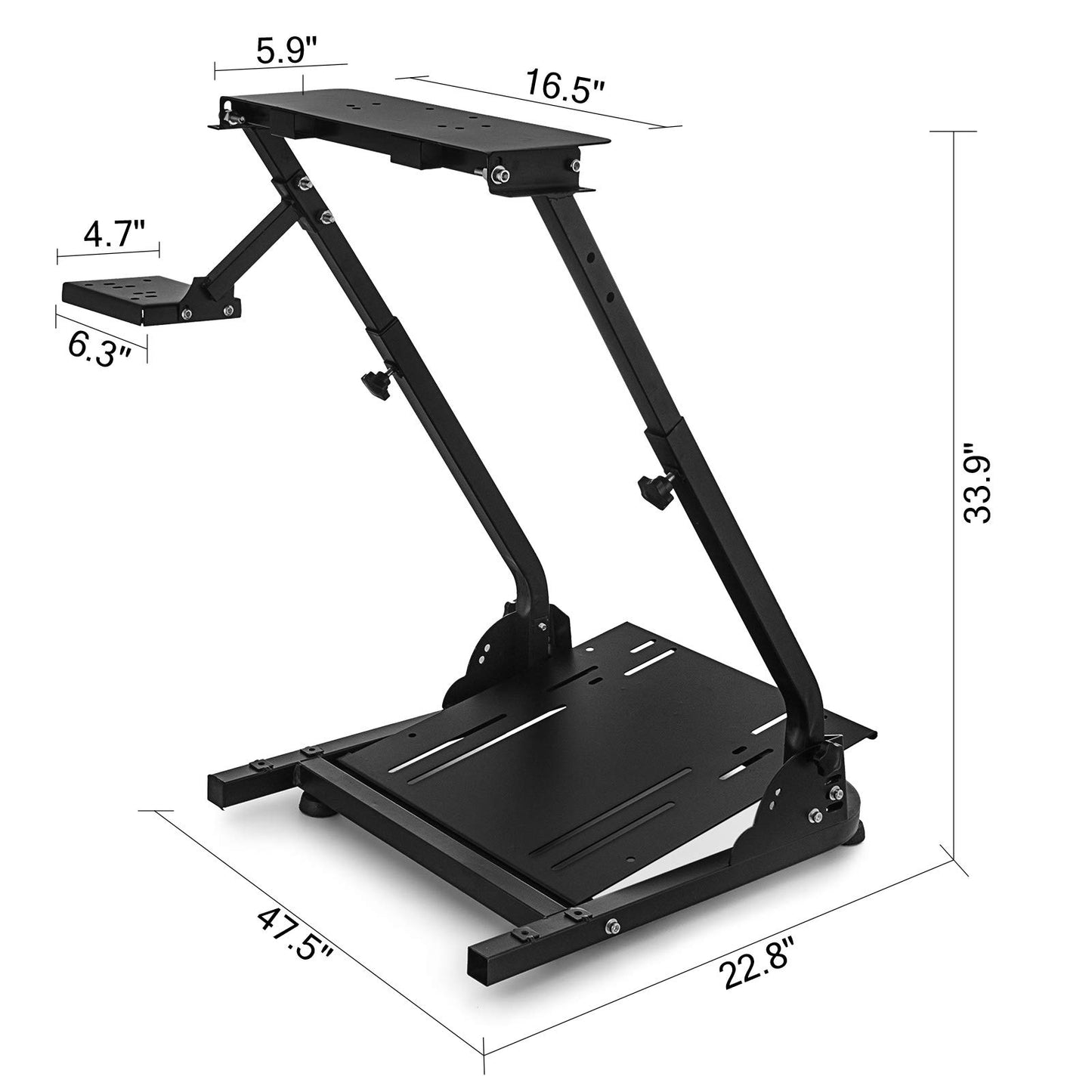 SmarketBuy G920 Racing Wheel Stand Height Adjustable Driving Simulator Cockpit Compatible with Logitech G25, G27, G29, G920 Gaming Cockpit
