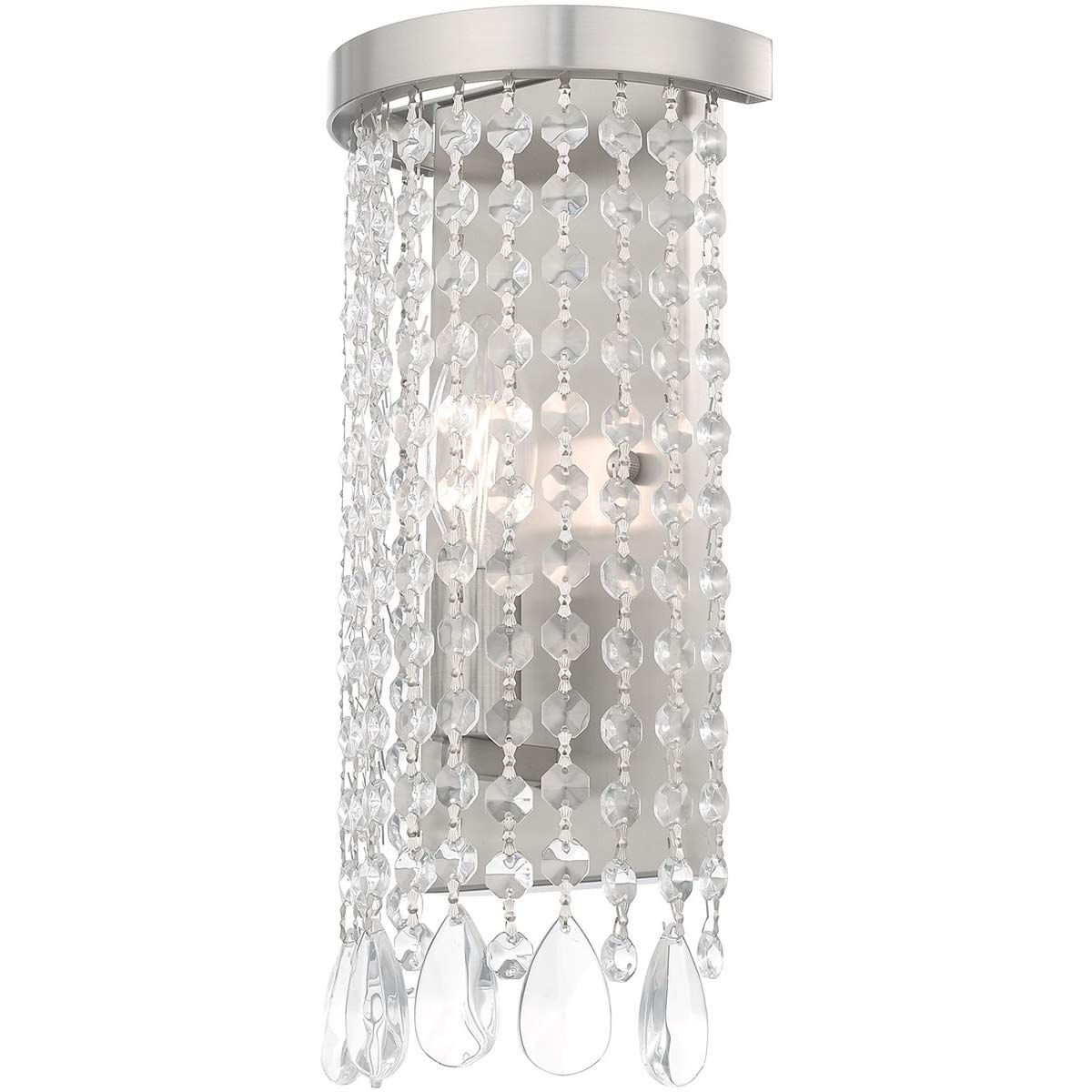 Livex Lighting 1 Lt Brushed Nickel ADA Wall Sconce