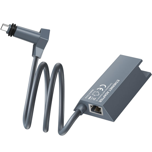 Starlink Ethernet Adapter V2, Compatible with Gen 2 Starlink Rectangular Dish and Mesh WiFi Router, Converts Starlink to RJ45 Gigabit Ethernet