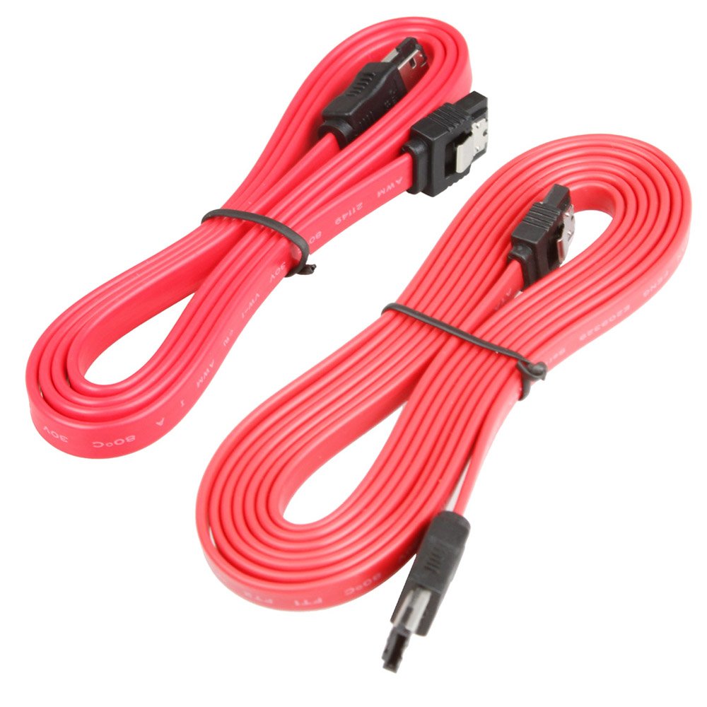LINESO 2 Pack ESATA to SATA Cable Able to Male M/M Shielded Extender Extension HDD 6Gbps