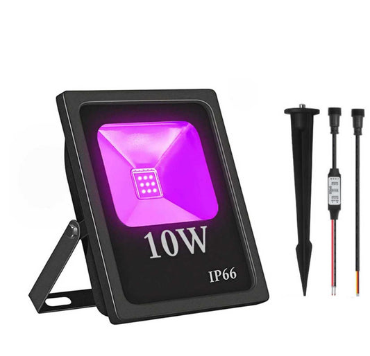 JIAANDA LED Flood Lights,WS2811 Pixel RGB Flood Light, 10W-RGB addressable Pixel floodlight, DC12-24V Input IP65, for Outdoor Decorative/Garden/Stage