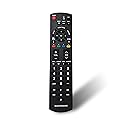 Replacement Universal Remote Control for Panasonic Smart TV TC-32LX44S TC-50PX34 TC-60PS34 TC-L37U3 TC-60AS530U TC-L37U22 TC-42PX24 TC-P50C2 TC-L32C22