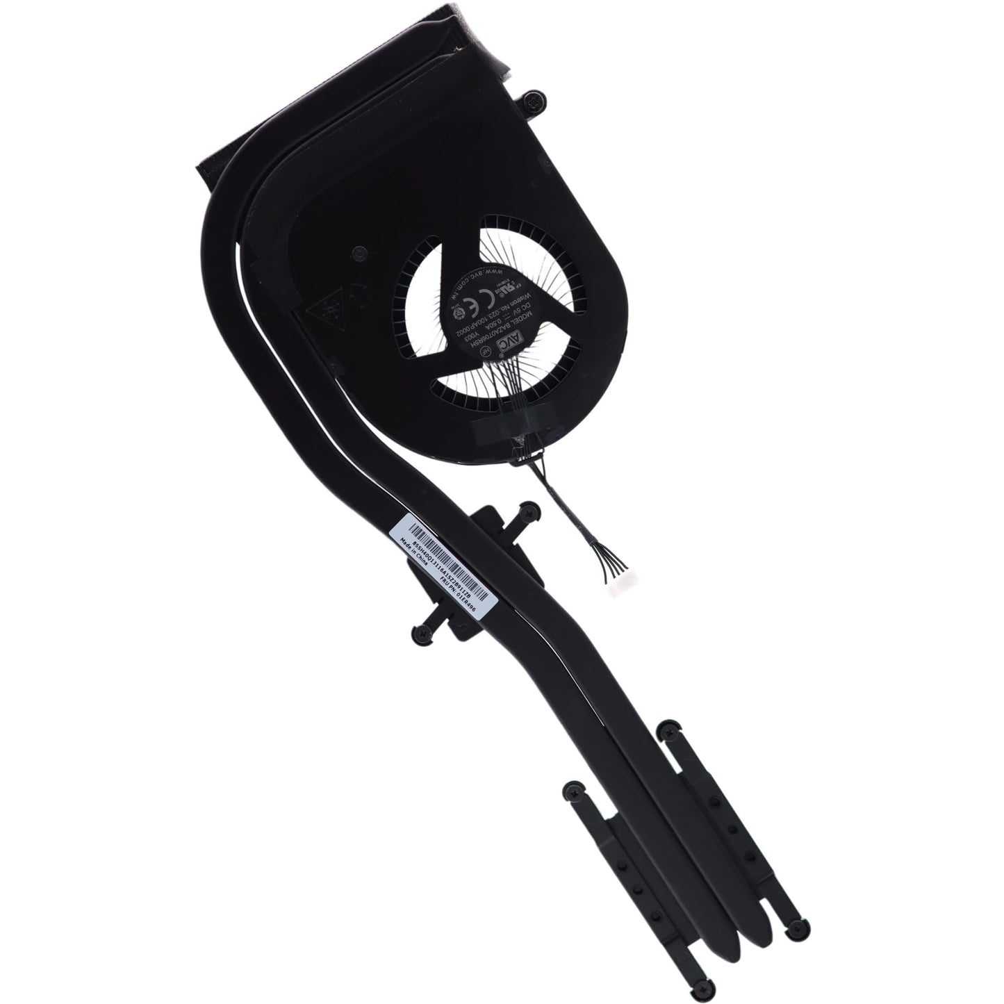 Deal4GO CPU Cooling Fan w/Heatsink Thermal Pad Assembly 01ER495 01ER496 Replacement for Lenovo Thinkpad T580 P52s (Discrete GPU Graphics)