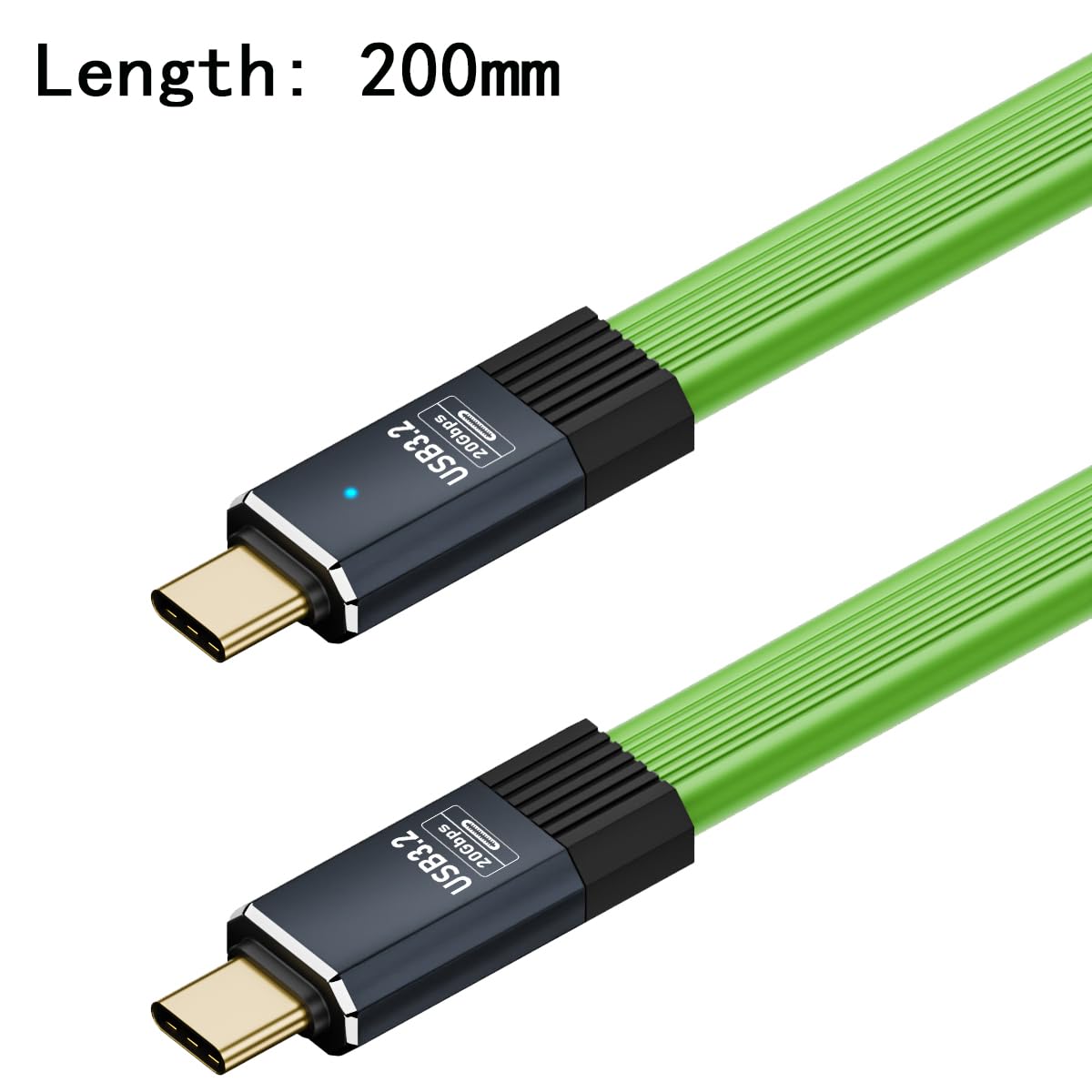 rgzhihuifz USB C Female to USB Male Adapter 4-Pack USB C to USB C Cable, 3.2 Gen 2 USB-C Cable 20Gbps USB C Cable 100W PD Fast Charging Cable